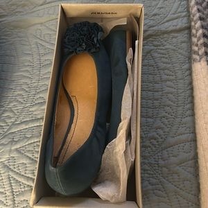 Brand new Nicole glowing super blue ballet flats